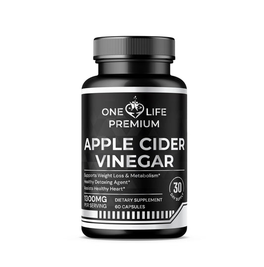 Apple Cider Vinegar Capsules – 60 Count | 1300MG Per Serving